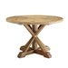 Stitch 47" Round Pine Wood Dining Table - Brown - MOD5198
