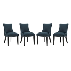 Marquis Dining Chair Fabric Set of 4 - Azure 