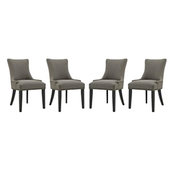 Marquis Dining Chair Fabric Set of 4 - Granite 