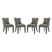 Marquis Dining Chair Fabric Set of 4 - Granite - MOD5206