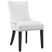 Marquis Dining Chair Faux Leather Set of 2 - White - MOD5215