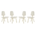 Ponder Dining Side Chair Set of 4 - Ivory
