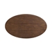 Lippa 48" Oval Walnut Dining Table - Black Walnut - MOD5272