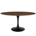 Lippa 60" Oval Walnut Dining Table - Black Walnut - MOD5295