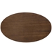 Lippa 60" Oval Walnut Dining Table - Black Walnut - MOD5295