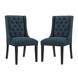 Baronet Dining Chair Fabric Set of 2 - Azure 