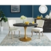 Drive 47" Oval Wood Top Dining Table - Black Gold - MOD5384