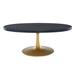 Drive Wood Top Coffee Table - Black Gold - MOD5390
