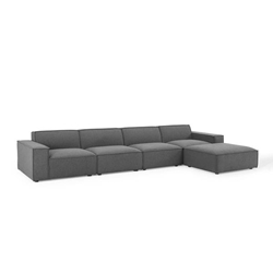 Restore 5-Piece Sectional Sofa - Charcoal Style A 