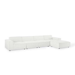 Restore 5-Piece Sectional Sofa - White Style A 