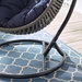Garner Teardrop Outdoor Patio Swing Chair - Gray Navy - MOD5477