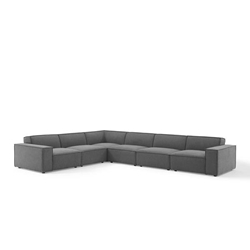 Restore 6-Piece Sectional Sofa - Charcoal Style C 