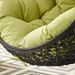 Encase Swing Outdoor Patio Lounge Chair Without Stand - Black Peridot - MOD5523