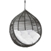 Garner Teardrop Outdoor Patio Swing Chair Without Stand - Gray White - MOD5530