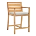 Portsmouth Karri Wood Outdoor Patio Bar Stool - Natural Taupe - MOD5569