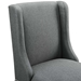 Baron Upholstered Fabric Bar Stool - Gray - MOD5663