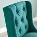 Baronet Tufted Button Upholstered Fabric Counter Stool - Teal - MOD5671