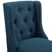 Baronet Tufted Button Upholstered Fabric Bar Stool - Azure - MOD5673
