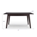 Oracle 47" Rectangle Dining Table - Cappuccino - MOD5692