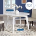 Vision 45" Round Dining Table - White - MOD5698