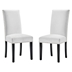 Parcel Performance Velvet Dining Side Chairs - Set of 2 - White