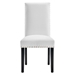 Parcel Performance Velvet Dining Side Chairs - Set of 2 - White - MOD5764