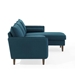 Revive Upholstered Right or Left Sectional Sofa - Azure - MOD5962