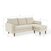 Revive Upholstered Right or Left Sectional Sofa - Beige - MOD5963