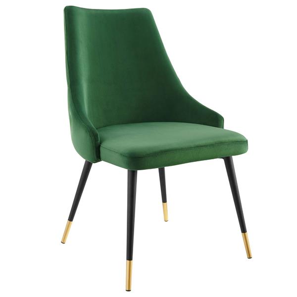 Adorn Tufted Performance Velvet Dining Side Chair - Emerald 