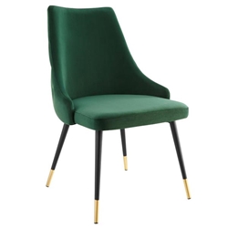 Adorn Tufted Performance Velvet Dining Side Chair - Green 
