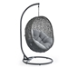 Hide Outdoor Patio Sunbrella® Swing Chair With Stand - Gray Gray - MOD6166