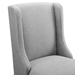Baron Counter Stool Upholstered Fabric Set of 2 - Light Gray - MOD6352