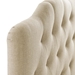 Annabel Twin Upholstered Fabric Headboard - Beige - MOD6473