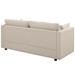 Activate Upholstered Fabric Sofa and Armchair Set - Beige - MOD6490