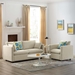 Activate Upholstered Fabric Sofa and Armchair Set - Beige - MOD6490