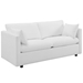 Activate Upholstered Fabric Sofa and Armchair Set - White - MOD6494