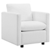 Activate Upholstered Fabric Sofa and Armchair Set - White - MOD6494