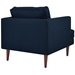 Agile 3 Piece Upholstered Fabric Set - Blue - MOD6521