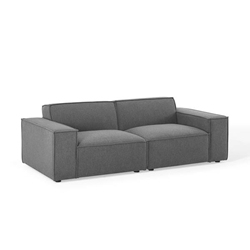 Restore 2-Piece Sectional Sofa - Charcoal 