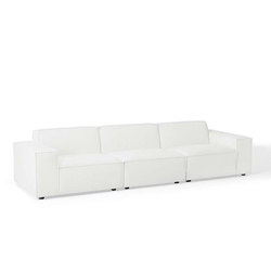 Restore 3-Piece Sectional Sofa - White 