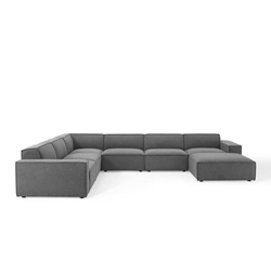 Restore 7-Piece Sectional Sofa - Charcoal 