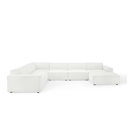 Restore 7-Piece Sectional Sofa - White 