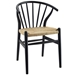 Flourish Spindle Wood Dining Side Chair Set of 2 - Black - MOD6807