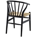 Flourish Spindle Wood Dining Side Chair Set of 2 - Black - MOD6807