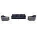 Stance 3 Piece Outdoor Patio Aluminum Sectional Sofa Set B - White Navy - MOD6844