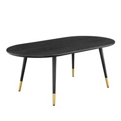 Vigor Oval Coffee Table - Black 