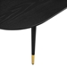 Vigor Oval Coffee Table - Black - MOD6887