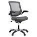 Edge Vinyl Office Chair - Gray - MOD7241