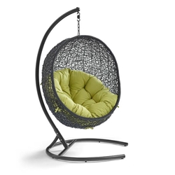 Encase Swing Outdoor Patio Lounge Chair - Peridot 