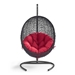 Encase Swing Outdoor Patio Lounge Chair - Red - MOD7281